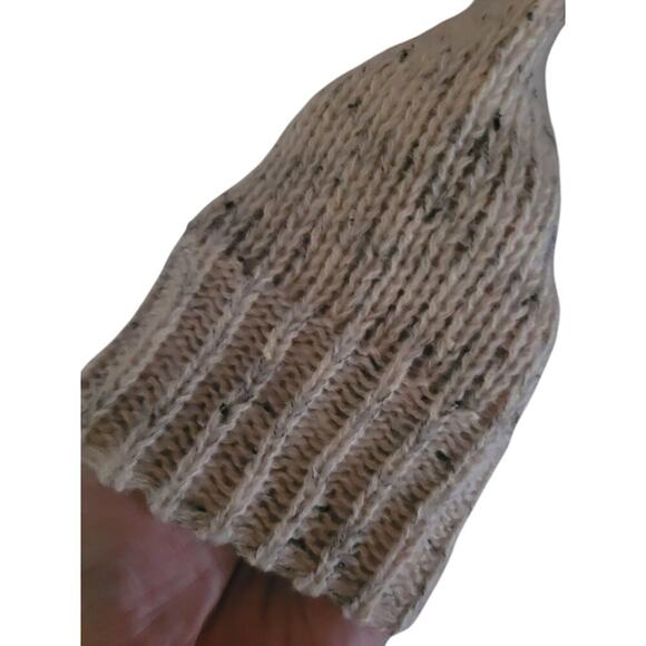 Shawl Womens Cream With Black Fringe Edge Sz M/LG - Picture 6 of 7